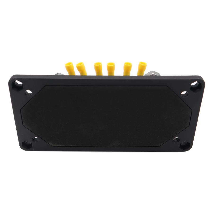 CP-3158 300A 12-48V RV Yacht Modified Double Row 12-way M6 Terminal Busbar with 12pcs Terminals