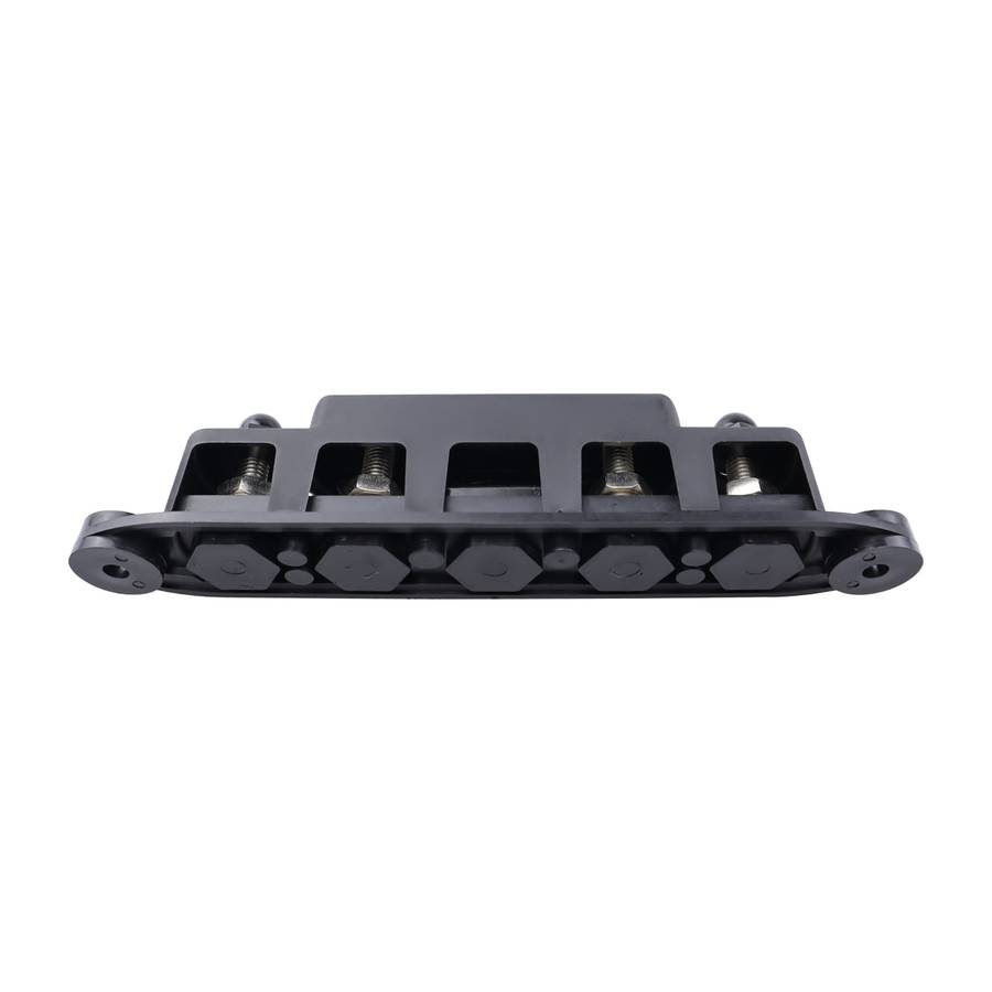 CP-4124-01 RV Yacht M8 Single Row 4-way Power Distribution Block Busbar with Cover with 300A Fuse