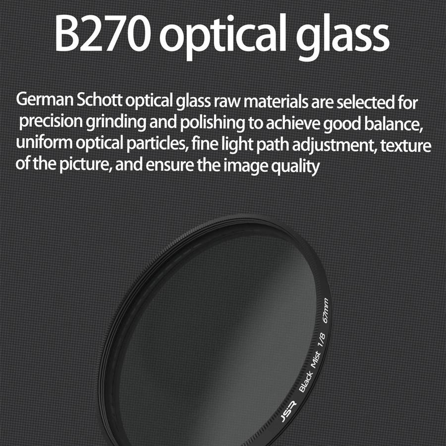 JSR Black Mist Filter Camera Lens Filter, Size:49mm(1/4 Filter)