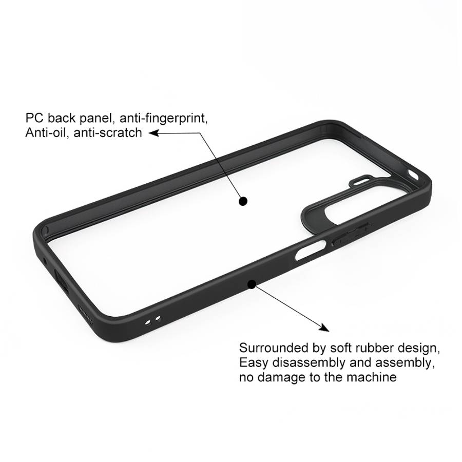 For Honor X50i / 90 Lite Frosted TPU + Transparent PC Phone Case(Transparent)