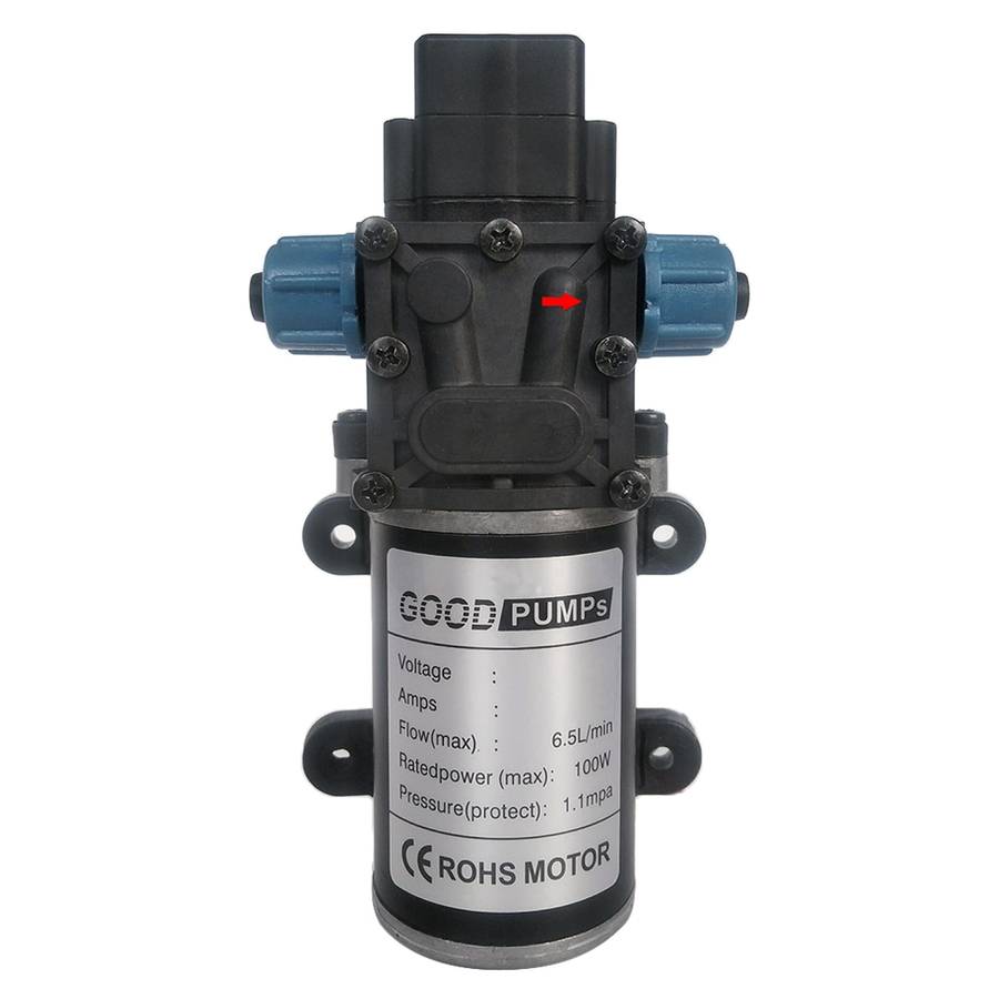 DC12V 100W Reflux Double Thread Positive Pump Diaphragm 8L Atomizing Spray Water Pump for Car Washin