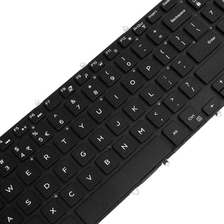 US Version White Word Laptop Keyboard For Dell G3 3579 3779 / G5 5587 / G7 7588(Black)