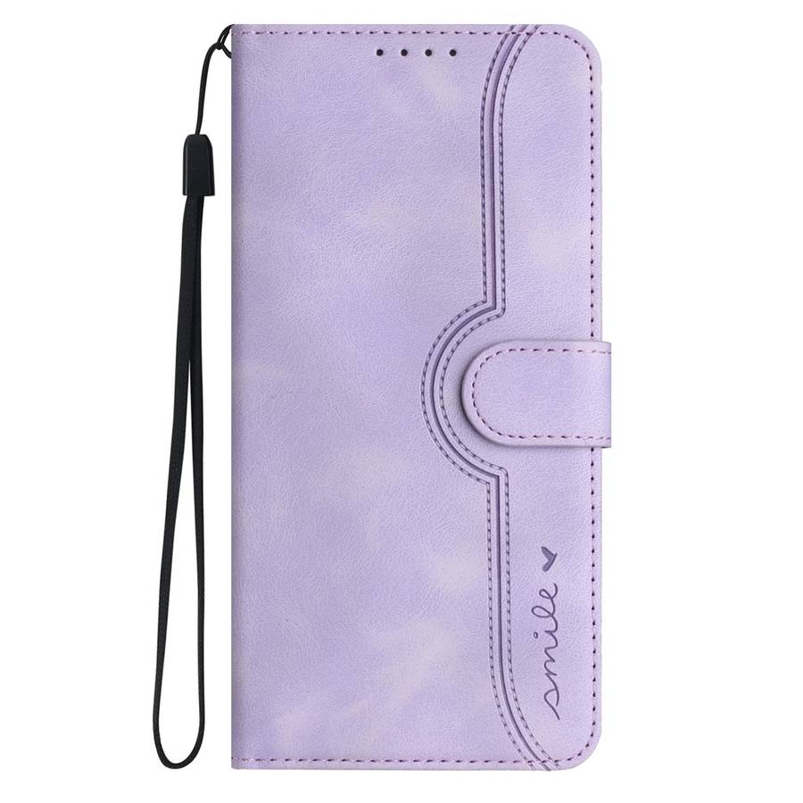 For Honor 200 Heart Pattern Skin Feel Leather Phone Case(Purple)