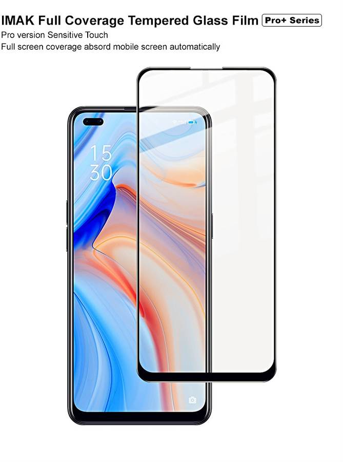For OPPO Reno4 5G IMAK Pro+ Series Full Screen Tempered Glass Film