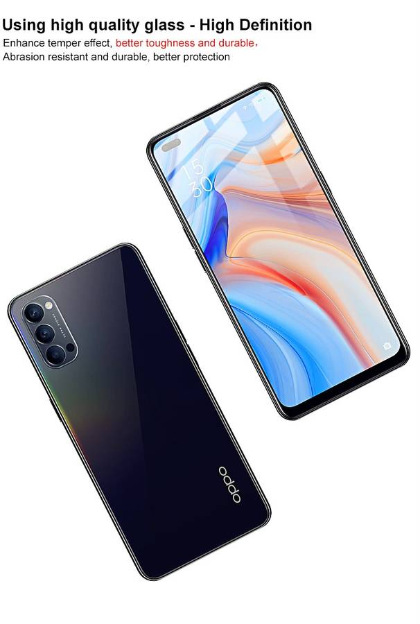For OPPO Reno4 5G IMAK Pro+ Series Full Screen Tempered Glass Film