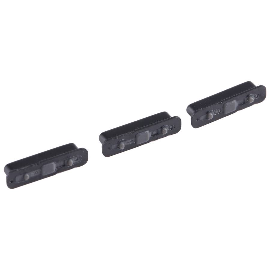 For Samsung Galaxy A6+ 2018 SM-A605 10pcs Power Button + Volume Control Button(Black)