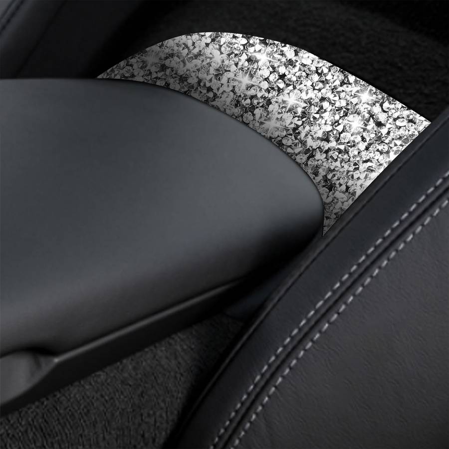 For Chevrolet Corvette C7 2014-2019 Car Rear Center Part Diamond Decorative Sticker, Left Drive