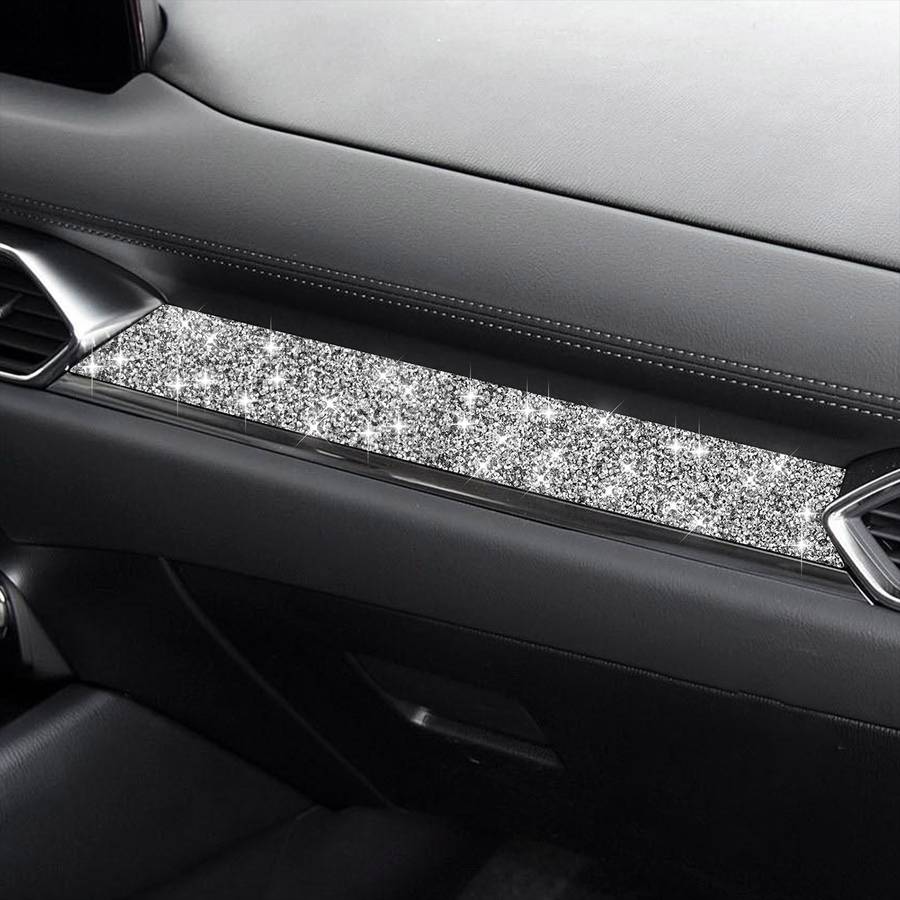 For Mazda CX-5 2017-2018 Car Instrument Panel Diamond Decorative Sticker,Left and Right Drive Univer