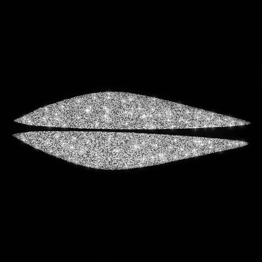 For Mercedes-Benz C-class W204 2008-2011 Car Light Eyebrow Diamond Decorative Sticker, Left and Righ