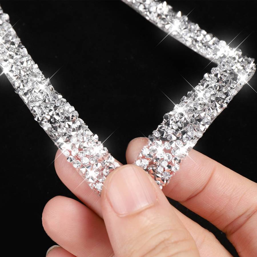 For Honda Civic 2016-2019 Car Instrument Air Outlets Diamond Decorative Sticker, Right-hand Drive
