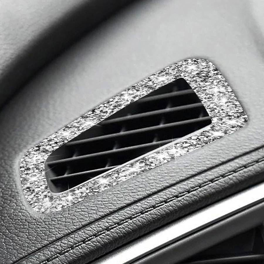 For Honda Civic 2016-2019 Car Instrument Air Outlets Diamond Decorative Sticker, Right-hand Drive