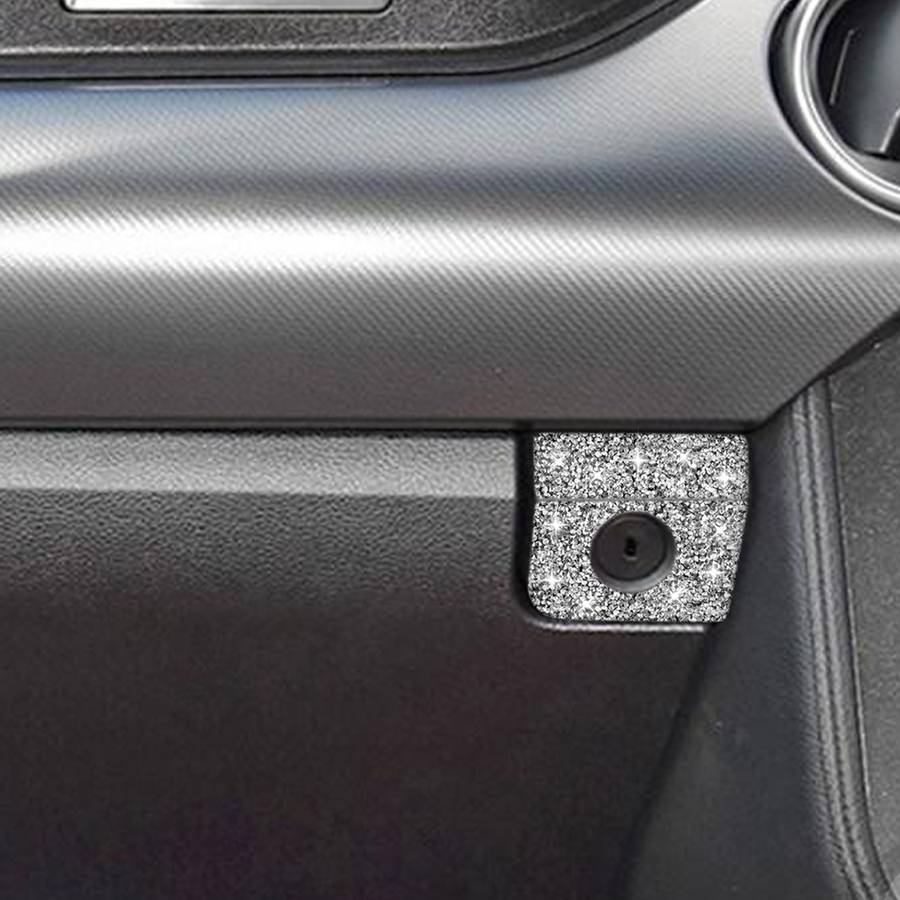 For Ford Mustang 2015-2020 Car Toolbox Diamond Decoration Sticker, Right Drive