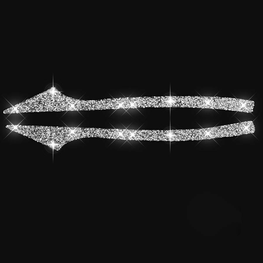 For BMW F10 5 Series 2011-2017 Car Rearview Mirror Anti-collision Diamond Decorative Sticker, Left a