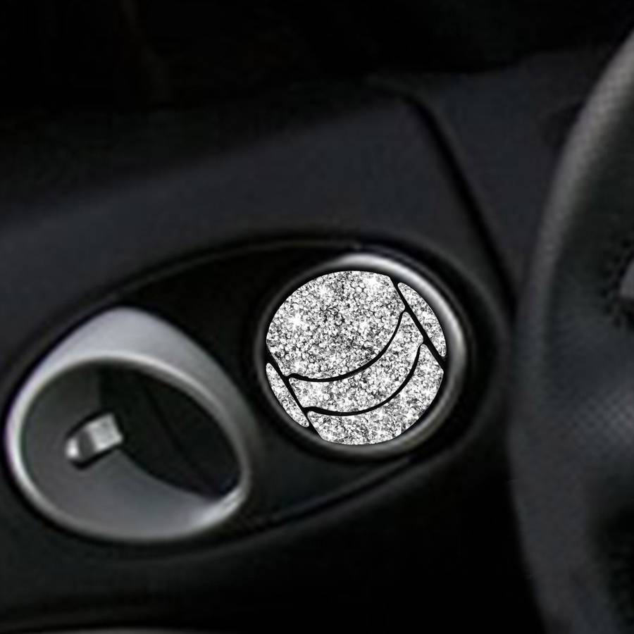 For Nissan 350Z 2006-2009 10pcs Car Left and Right Exhaust Port Diamond Sticker,Left and Right Drive