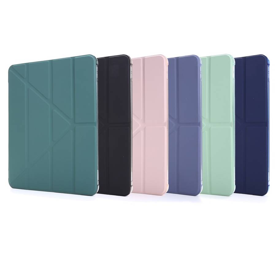 For iPad Pro 11 (2020/2018) / Air 2020 10.9 Multi-folding Horizontal Flip PU Leather + ... (Gold)