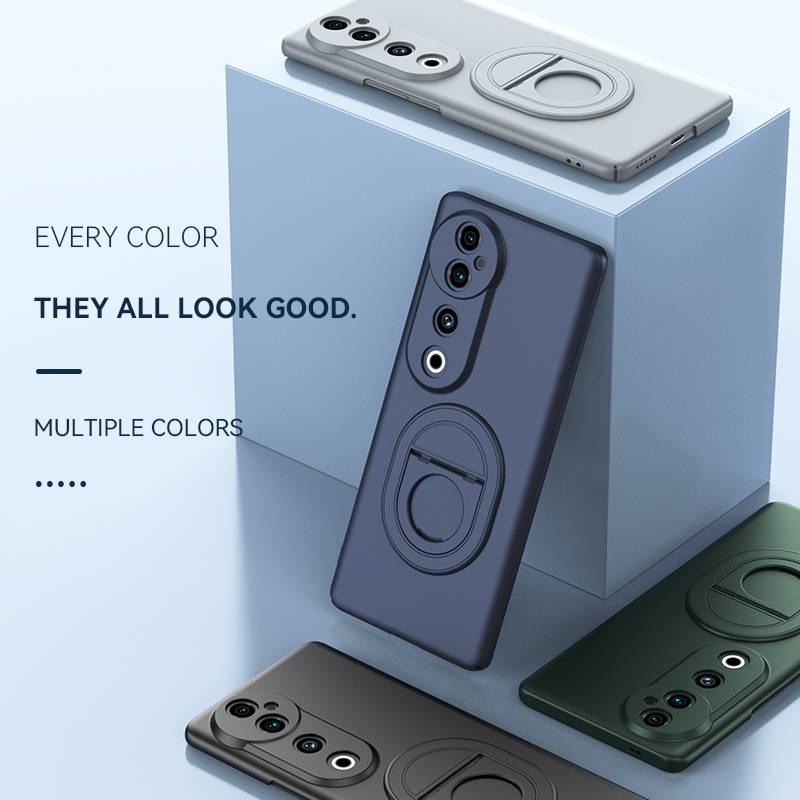 For vivo S19 Magsafe Hidden Fold Holder Full Coverage Shockproof Phone Case(Grey)