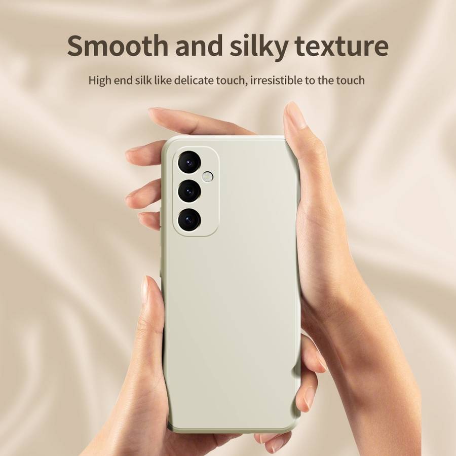For Samsung Galaxy A35 Imitation Liquid Silicone Phone Case(Grey)