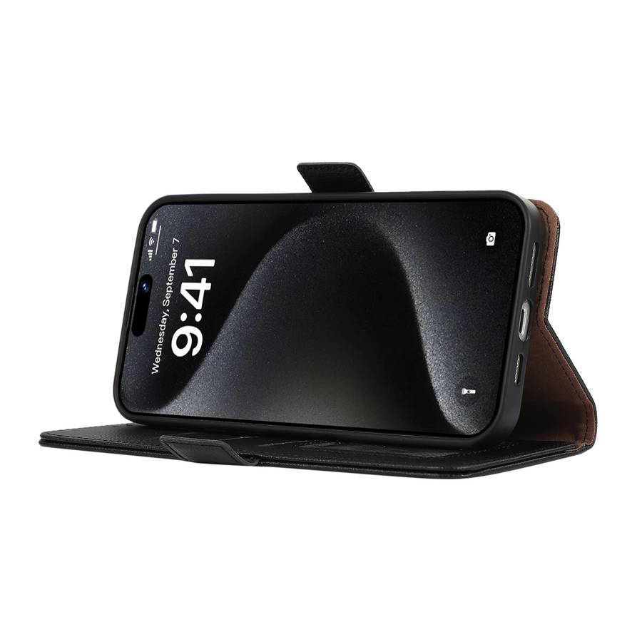 For Samsung Galaxy S23 Ultra 5G ABEEL Side-Magnetic Litchi Pattern Leather RFID Phone Case(Blac
