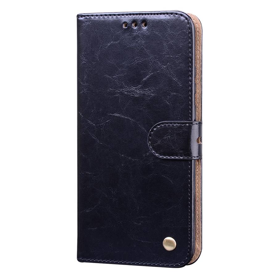For Samsung Galaxy A04 / A04s Oil Wax Texture Shockproof Flip Leather Phone Case(Black)