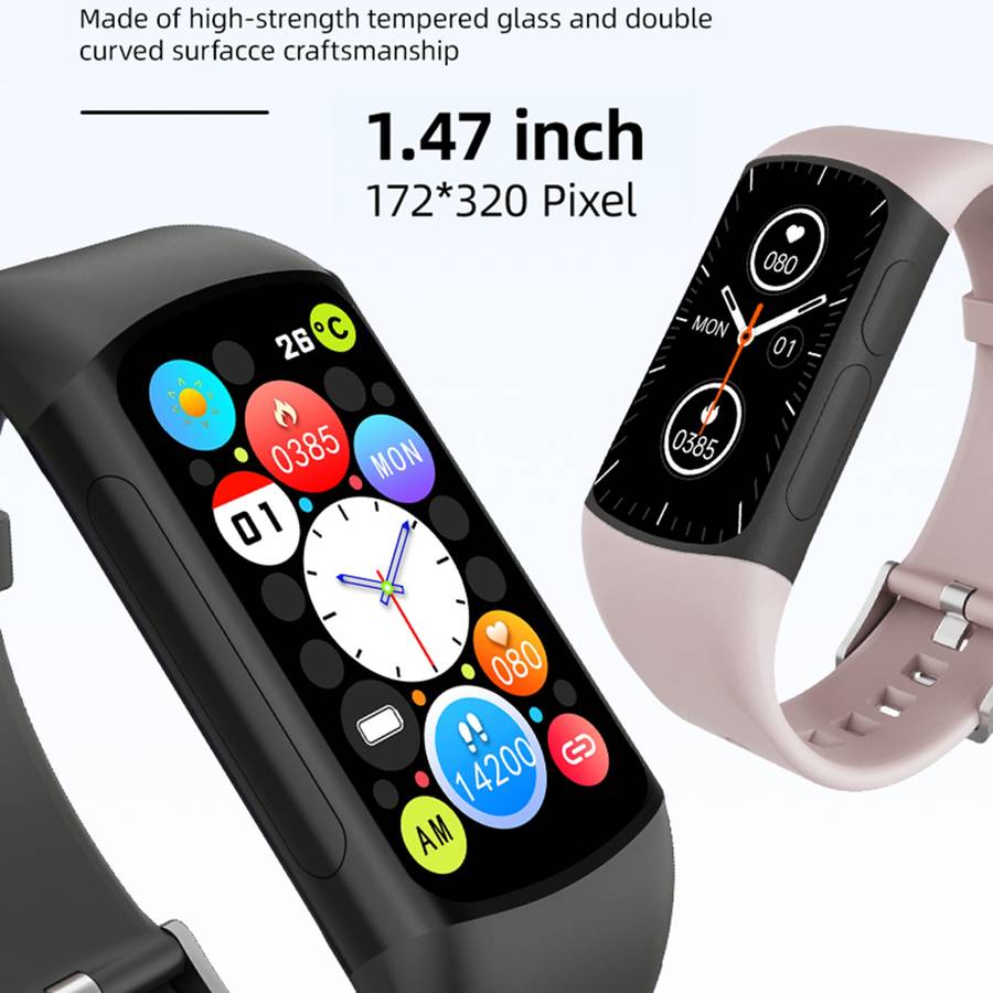Spovan H7 BT5.3 IP67 1.47 inch Smart Sport Watch, Support Bluetooth Call / Sleep / Blood Oxygen
