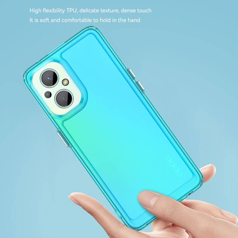For OPPO Reno8 Z 5G Candy Series TPU Phone Case(Transparent)