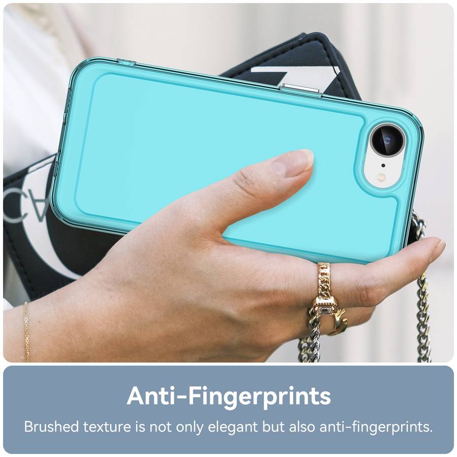 For iPhone SE 2024 Candy Series TPU Phone Case(Transparent Blue)