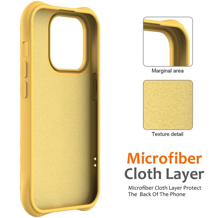 For iPhone 12 Pro Max Wave Texture MagSafe Magnetic Liquid Silicone Phone Case(Yellow)