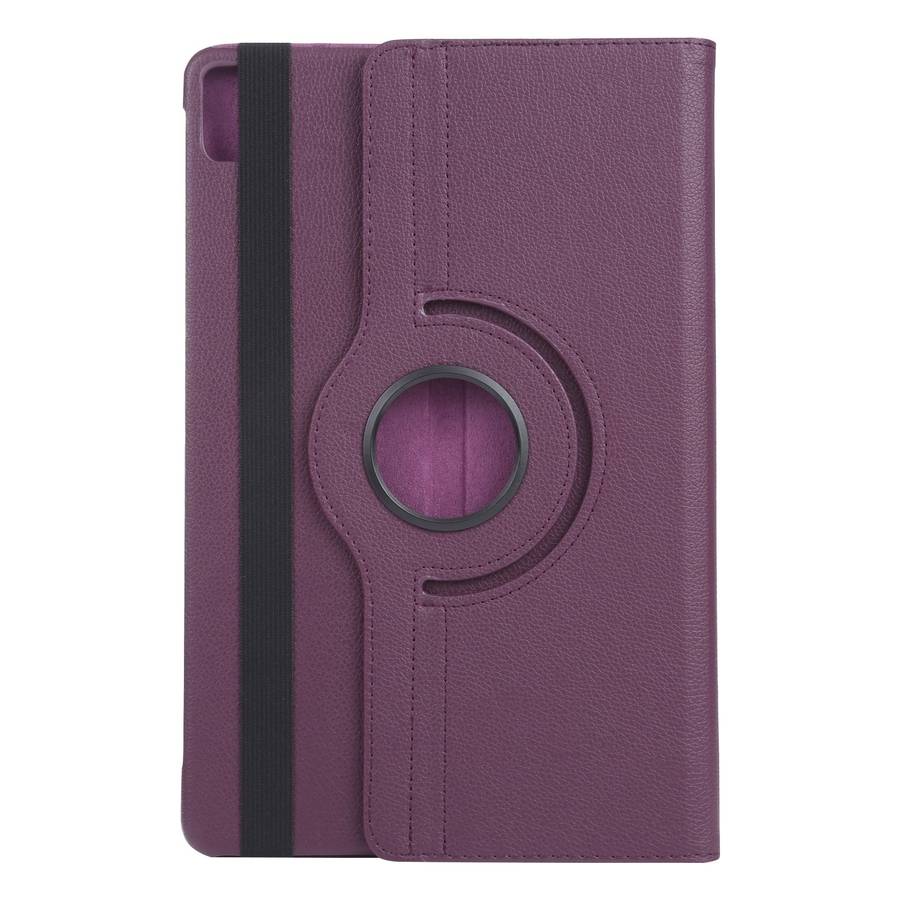 For iPad Pro 13 2025 / 2024 360 Degree Rotation Litchi Texture Leather Tablet Case wi ... (Purple)