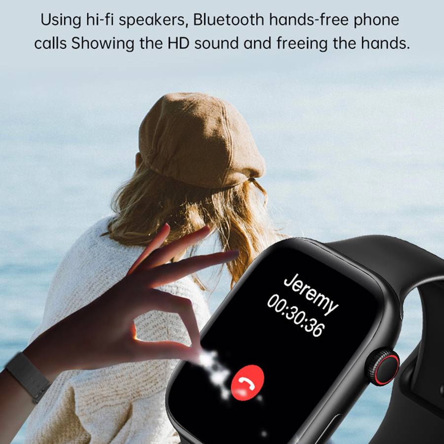 WS11 MAX 2.2 inch Fitness Sport Smart Watch, Support Bluetooth Call / Sleep / Blood Oxygen / He