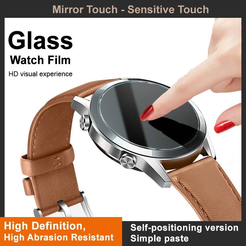 For Garmin Forerunner 165 IMAK Tempered Glass Watch Protective Film Self-contained Positioning