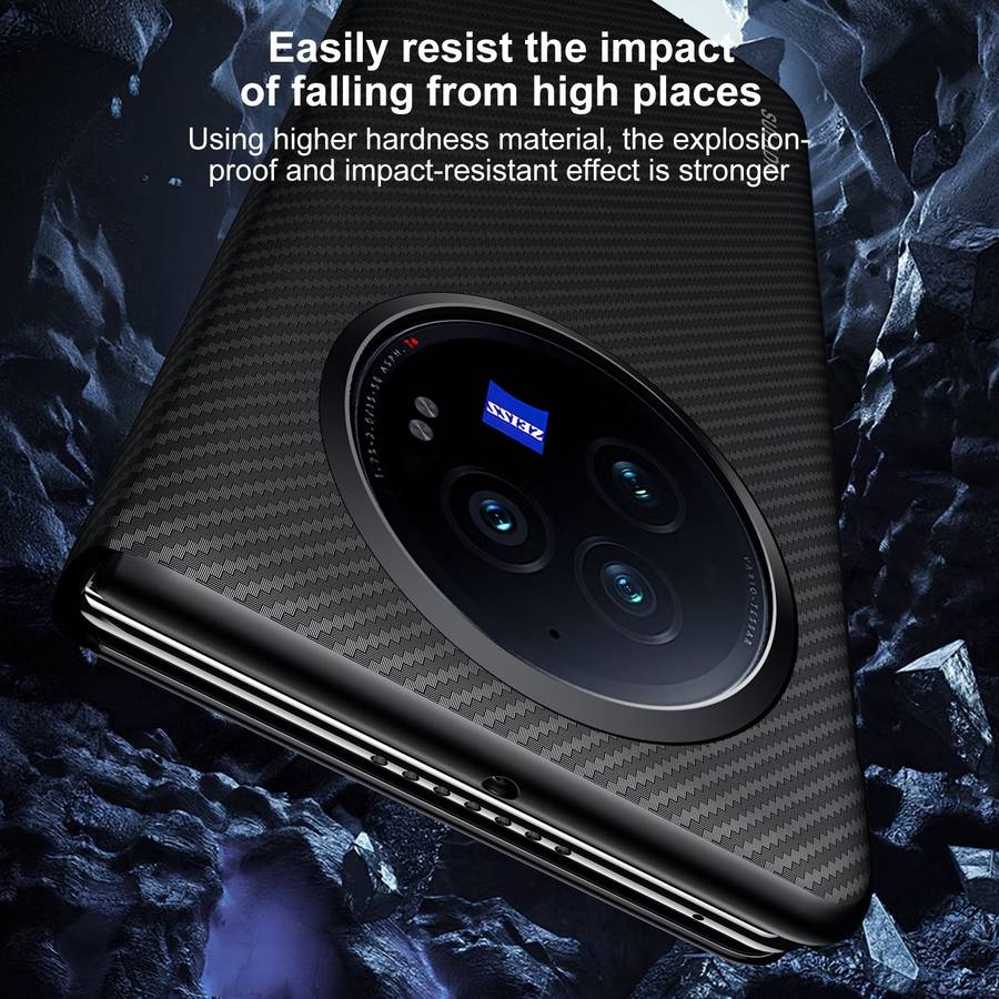 For vivo X Fold3 SULADA Kevlar 600D Texture Smart Window Leather Phone Case(Purple)