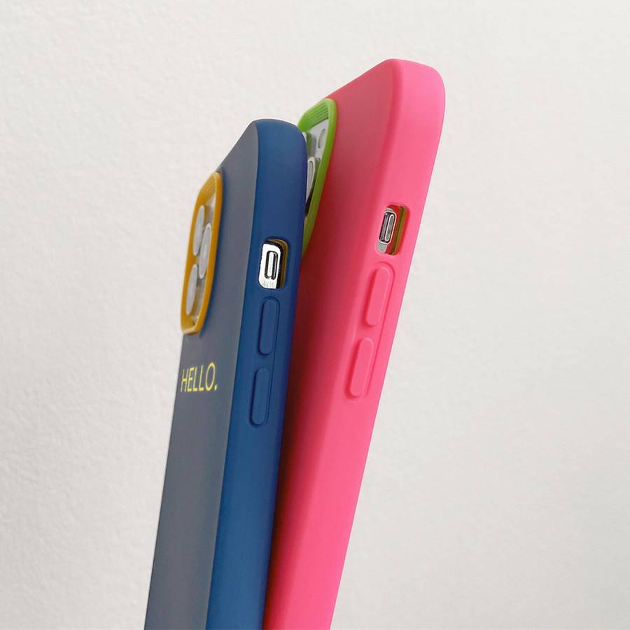 For iPhone 7 / 8 / SE 2022 HELLO Word PC Hybrid TPU Phone Case(Black)