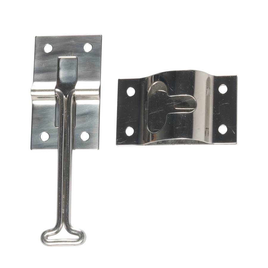 2pcs / Set Vans / RVs / Trucks 4 inch Stainless Steel Door Hook with Screws(Silver)