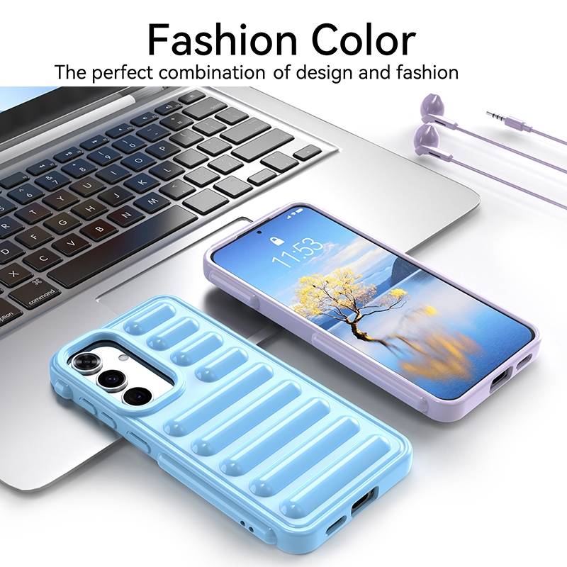 For Samsung Galaxy S23 Ultra 5G Capsule Series Candy Color TPU Phone Case(Purple)