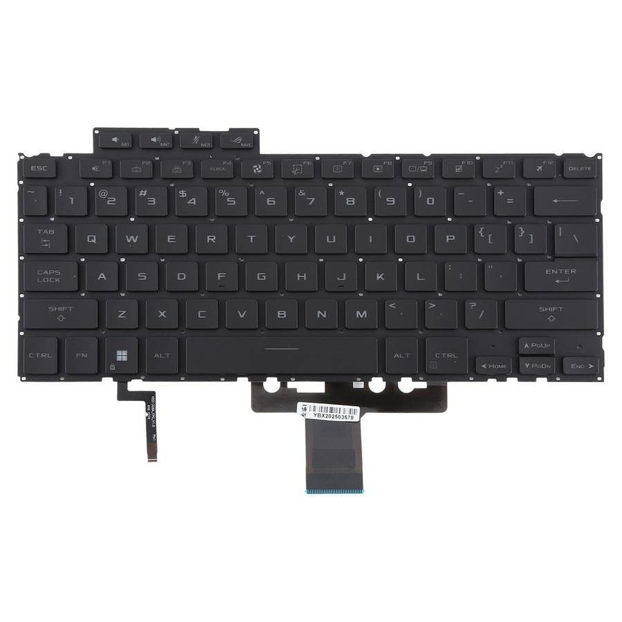 US Version Backlit Laptop Keyboard for Asus ROG Flow X13 GV302 2023 GV302XV GV302XU(Black)
