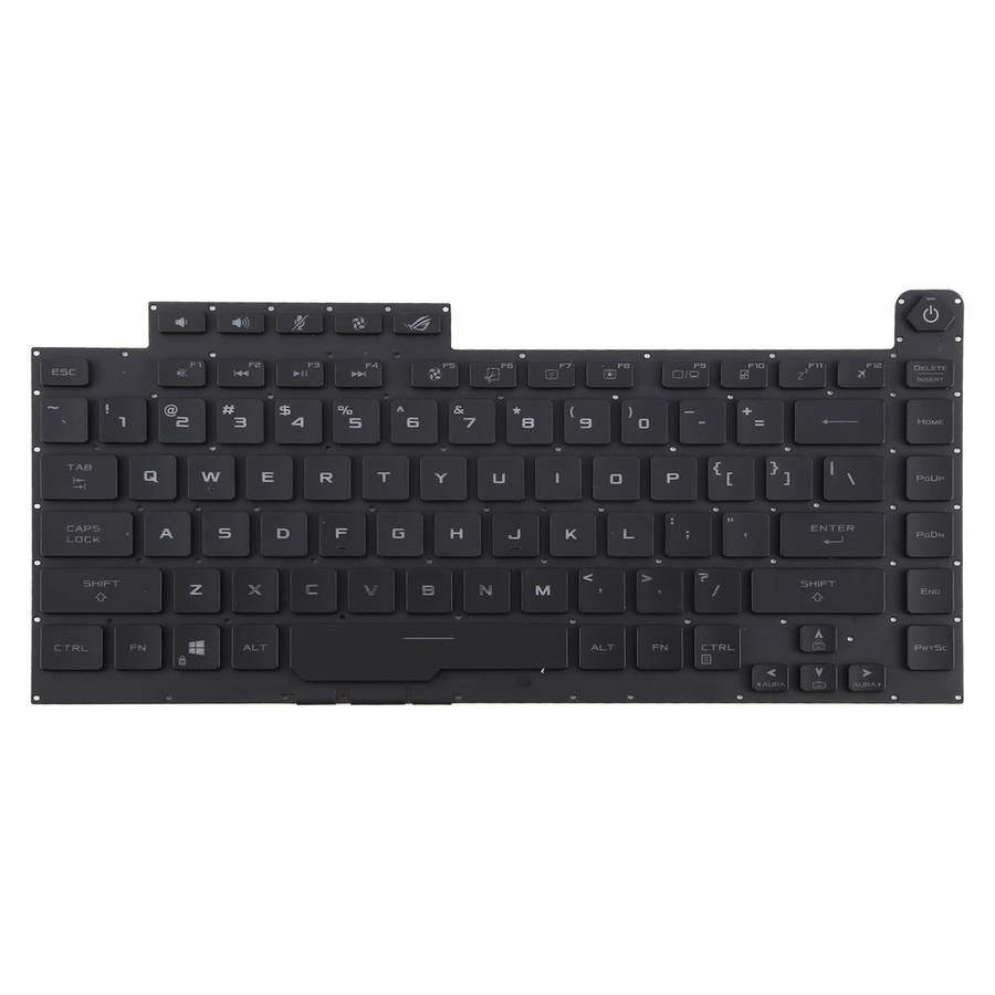 US Version RGB Backlit Laptop Keyboard for Asus ROG Strix Scar G512 G512LV G512LW G512LI(Black)