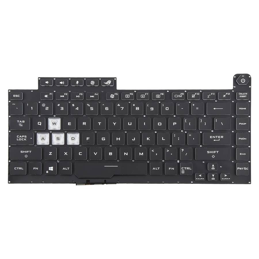 US Version Colorful 16 Pin Backlit Laptop Keyboard for Asus ROG Strix Scar G512 G512LV G512LW G512LI