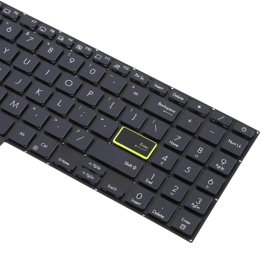 US Version Laptop Keyboard for Asus VivoBook X521 V5100E X521FL S5600F S533F 2020(Silver)