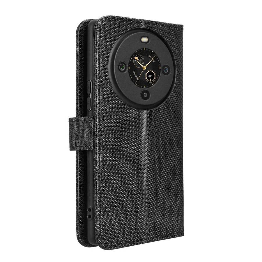 For Fossibot S3 Pro Diamond Texture Leather Phone Case(Black)