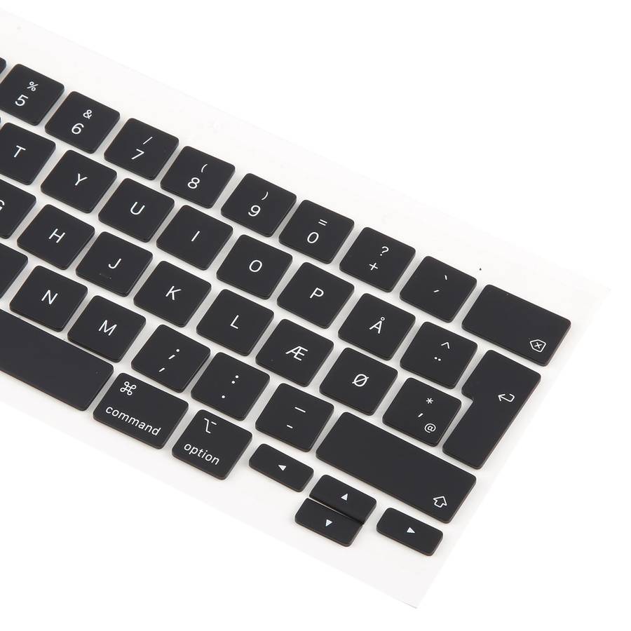 For MacBook A2251 A2289 A2238 A2338 UK Big Enter Version Keycaps, Language:Denmark
