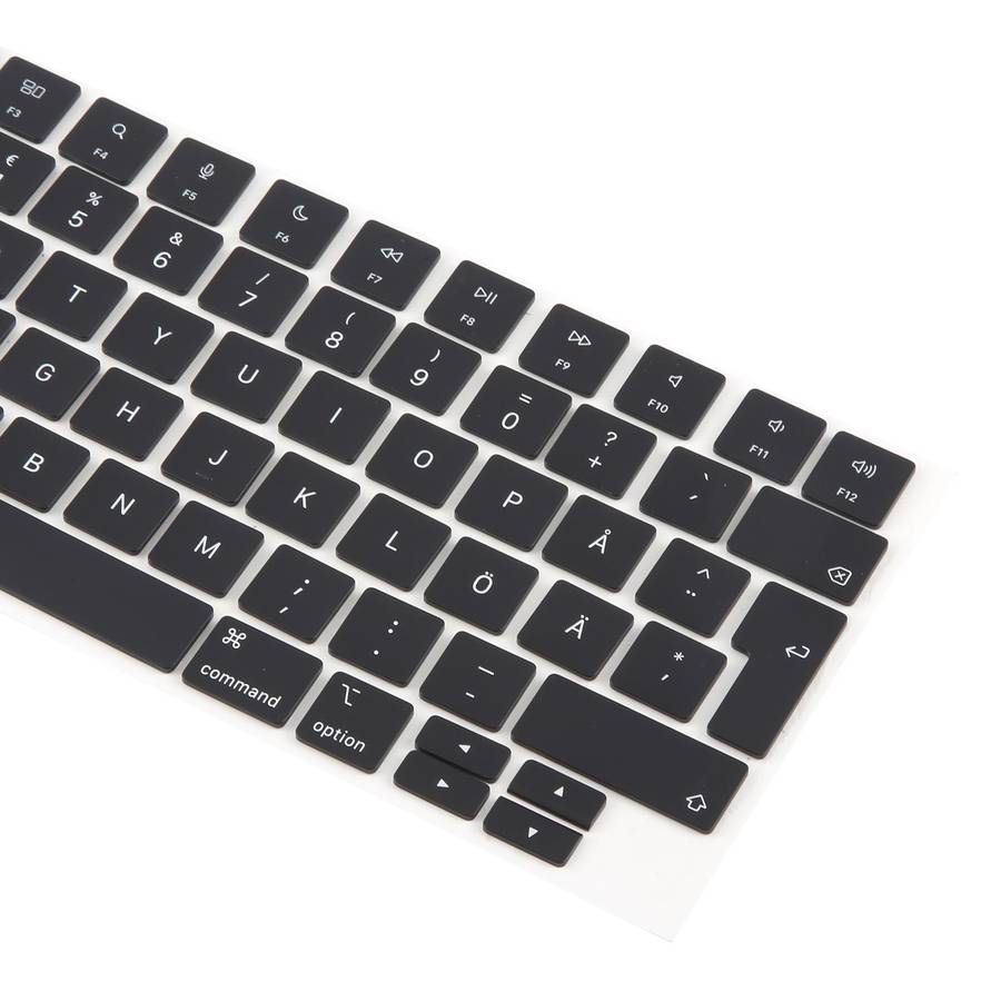 For MacBook A2681 A2941 A3113 A3114 UK Big Enter Version Keycaps, Language:Sweden