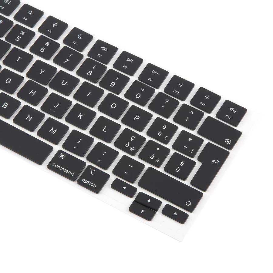 For MacBook A2442 A2485 A2779 A2780 A2991 A2992 A2918 10pcs UK Big Enter Version Keycaps, Language:I