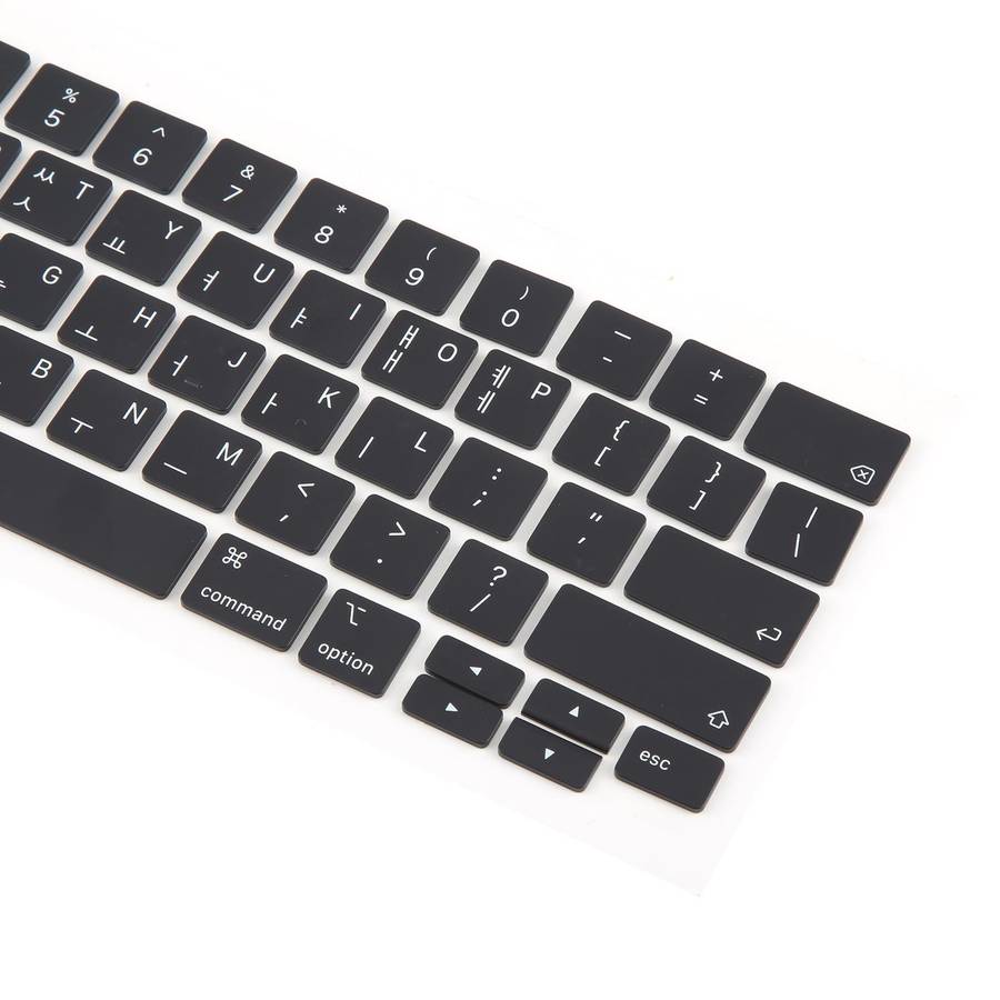 For MacBook A2251 A2289 A2238 A2338 10pcs US Small Enter Version Keycaps, Language:Korean