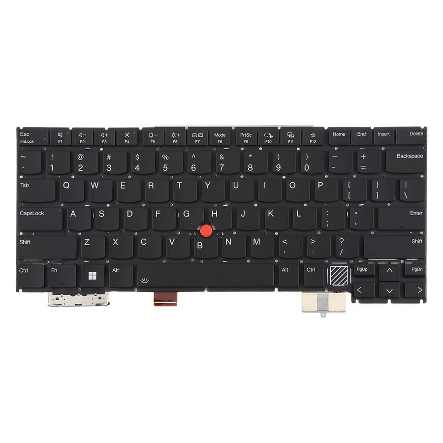 US Version Backlit Laptop Keyboard for Lenovo Thinkpad X1C X1 carbon Gen12 2024(Black)