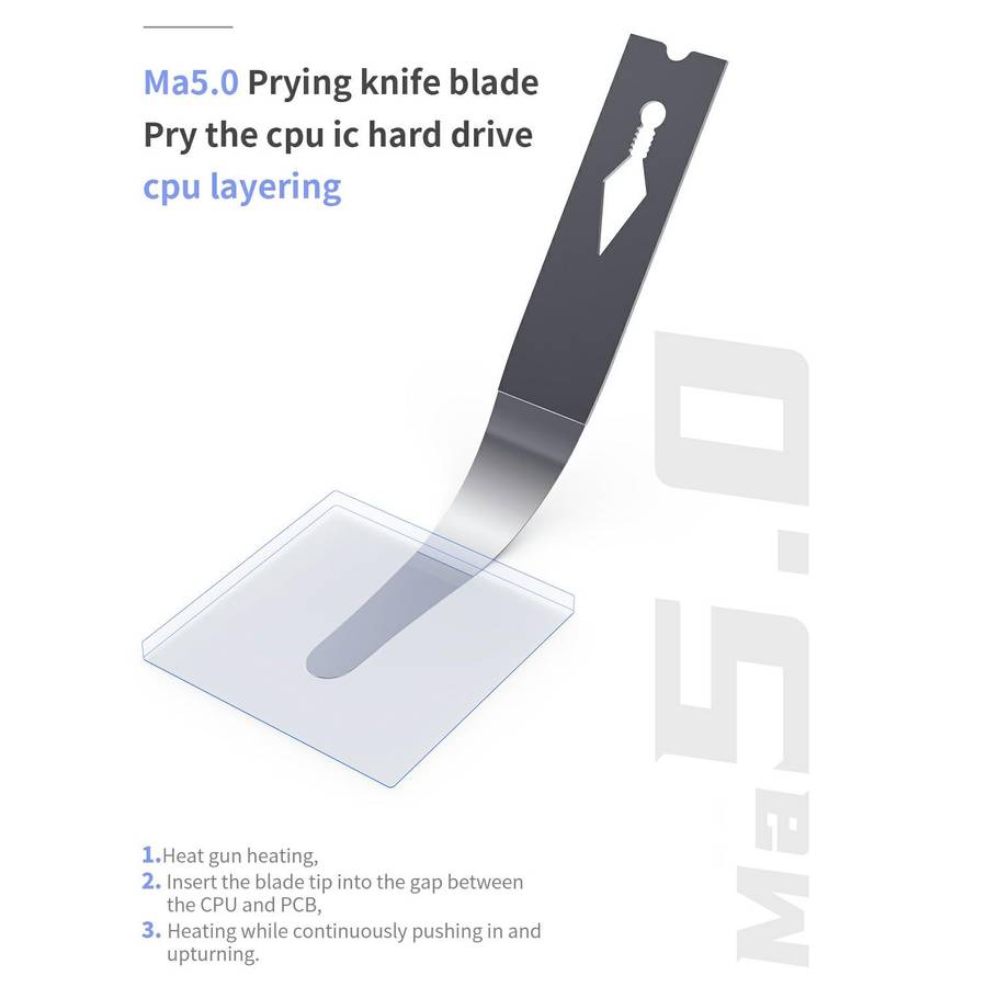 18 Kinds CPU NAND Chip Glue Removing Cleaning Repair Blades Kit