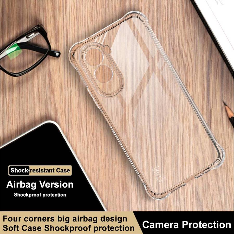 For Xiaomi Poco M7 4G 169mm imak Shockproof Airbag TPU Phone Case(Transparent)