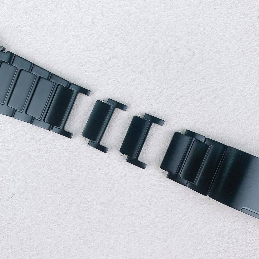 For Apple Watch 42mm / 41mm / 40mm / 38mm Tri-beads Side-detachable Buckle Stainless Steel Watch Ban