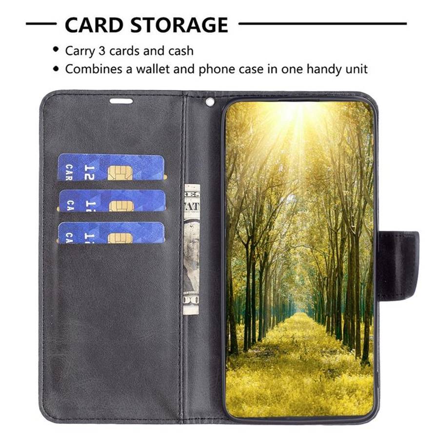 For Samsung Galaxy S26 5G Lambskin Texture Pure Color Flip Leather Phone Case(Black)