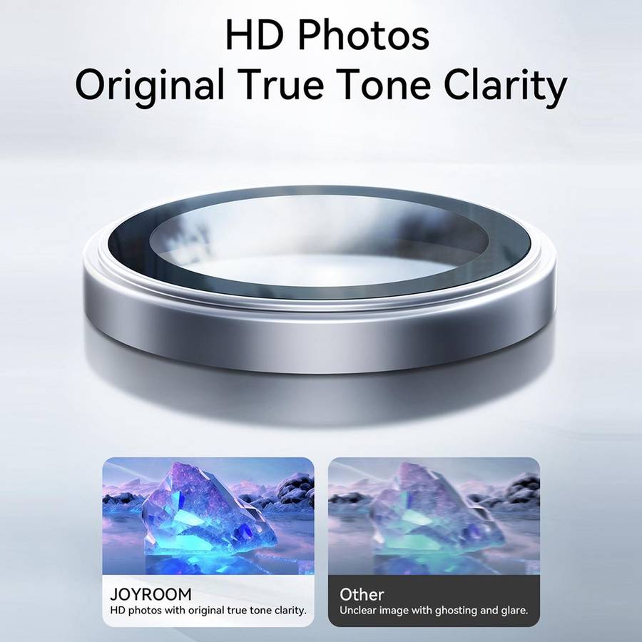 For iPhone 17 Pro / 17 Pro Max JOYROOM Knight Series 9H HD Lens Protective Film(Silver)