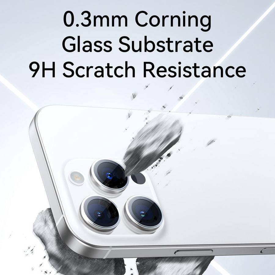For iPhone 17 Pro / 17 Pro Max JOYROOM Knight Series 9H HD Lens Protective Film(Orange)